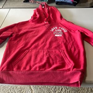 Pink hoodie